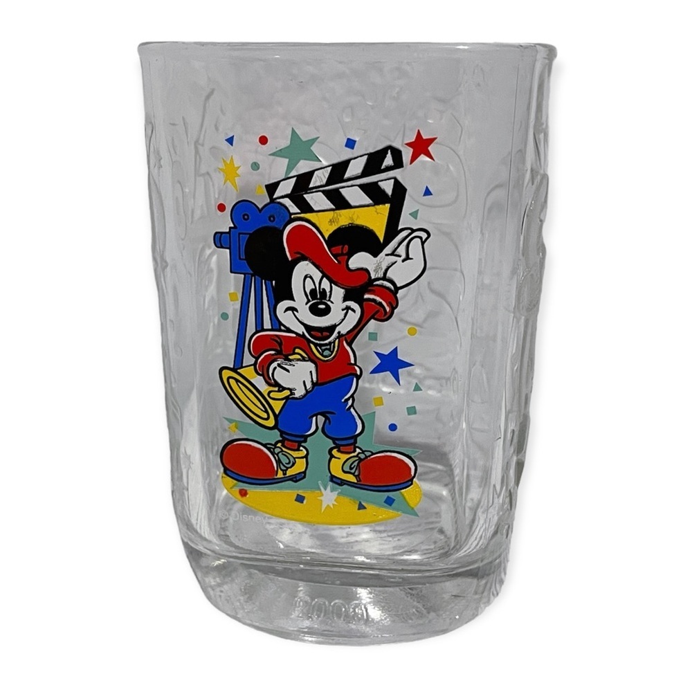 McDonald’s Mickey Mouse Walt Disney World 2000 Celebration Glass Vintage